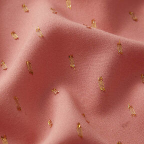 Viskostyg glitterdroppar – gammalt rosa, 
