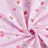 Bomullspoplin Peppa hjärtan Licenstyg | ABC Ltd – pastellviolett,  thumbnail number 3
