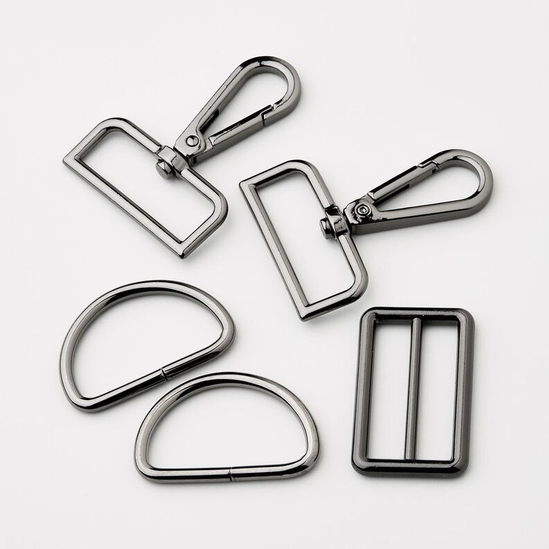 V&auml;skor Tillbeh&ouml;r Set [ 5-delar | 38 mm] &ndash; antracit,  image number 1