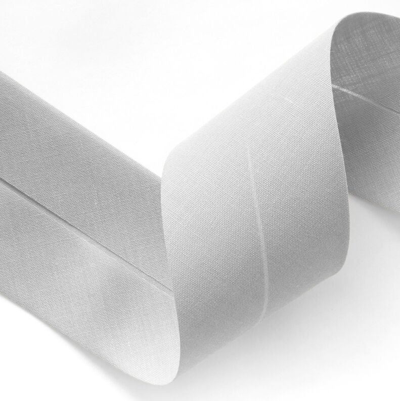 Snedslå Polycotton [50 mm] – silvergrå,  image number 2