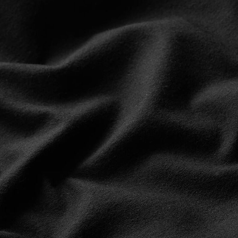 Bomullsflanell Enfärgat – svart,  image number 3