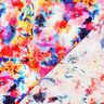 Viskostyg Färgglada akvarellblommor digitaltryck – intensiv rosa/blålila,  thumbnail number 4
