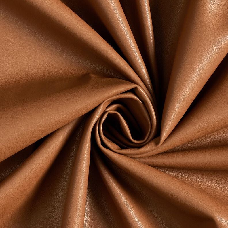 Konstläder med velourbaksida  – kanel,  image number 1