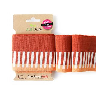 GOTS Ekologiska stickade muddar CUFF ME ICON [140 cm | 8 cm] | Albstoffe | Hamburger Liebe, 