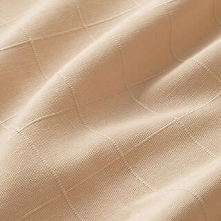 Dekorationstyg återvunnet Rutigt rutnät – mörkbeige, 
