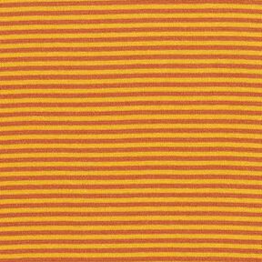 Mudd- och tubtyger smala spiraler – terracotta/gul, 