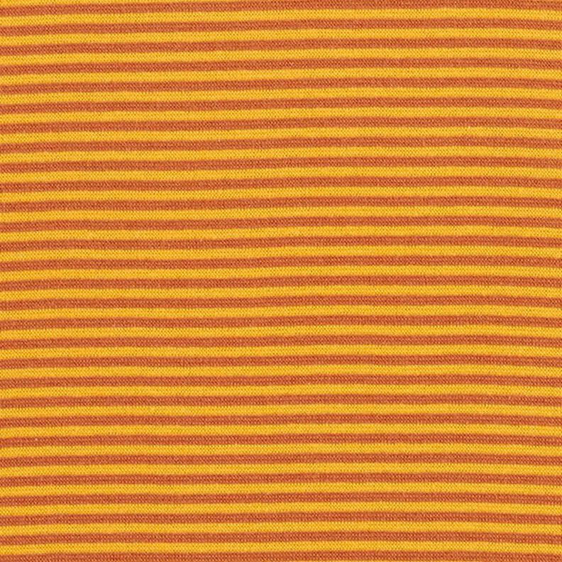 Mudd- och tubtyger smala spiraler – terracotta/gul,  image number 1