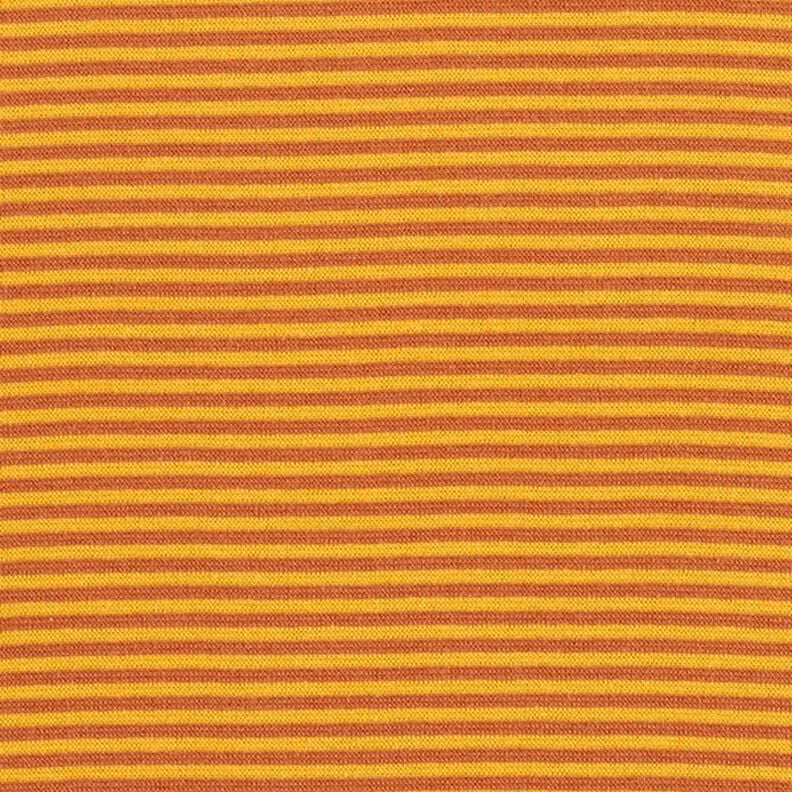 Mudd- och tubtyger smala spiraler – terracotta/gul,  image number 1