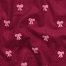 Babymanchester broderade rosetter | Poppy Fabrics – karminröd,  thumbnail number 2