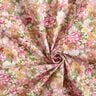Bomullspoplin romantiska blommor – rosa/beige,  thumbnail number 3