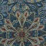 Dekorationstyg Gobeläng Mandala Blommor – svart/blå,  thumbnail number 6