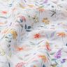 Muslin/Dubbel-krinkelväv Blomsteräng akvarell Digitaltryck | Poppy Fabrics – vit,  thumbnail number 2