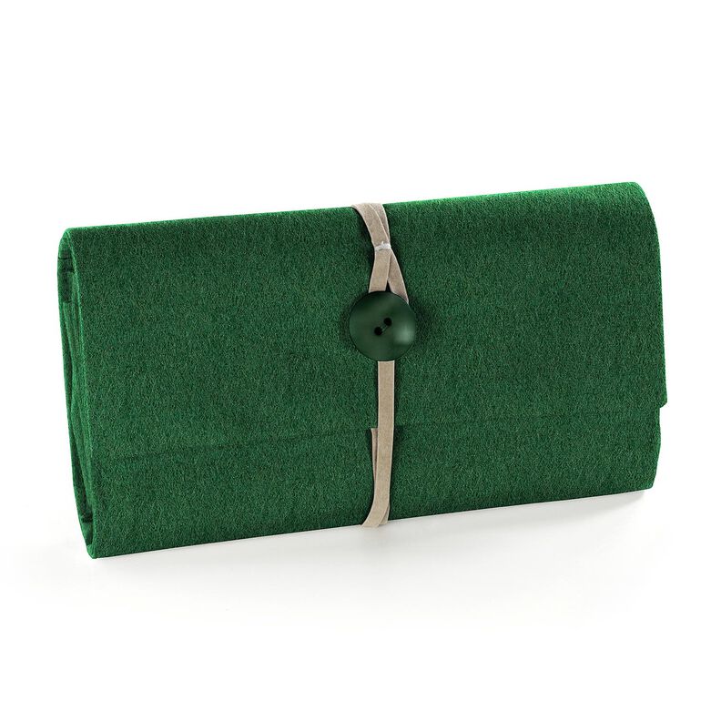 Filt 90 cm / 1 mm tjockt – mörkgrön, image number 4
