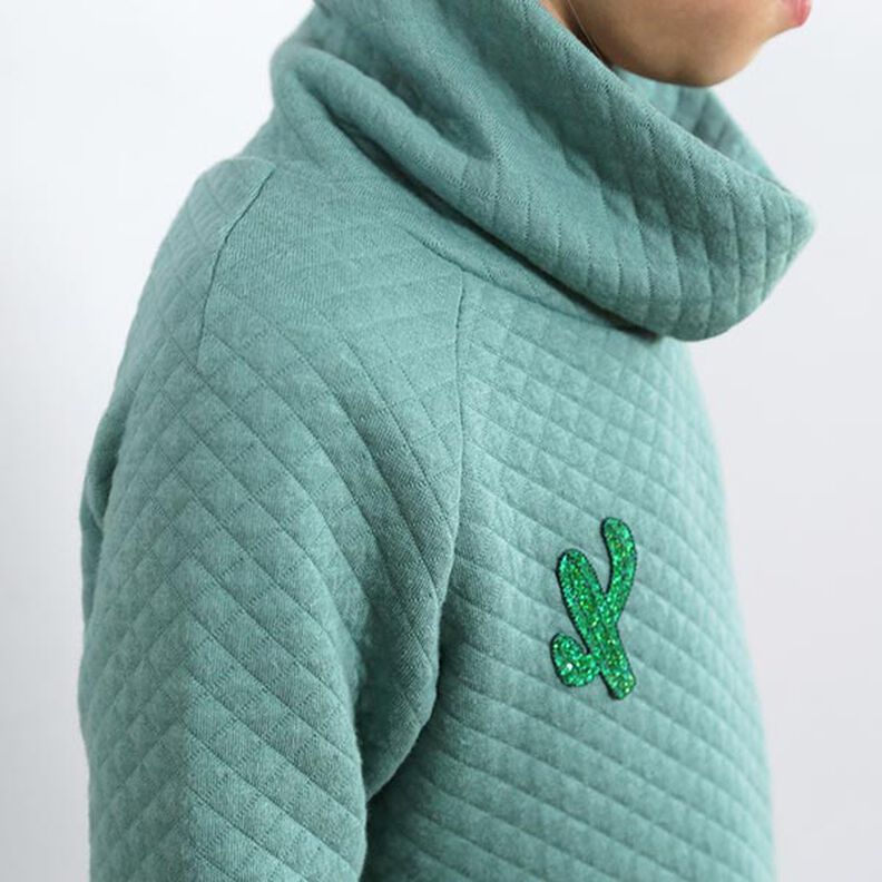 POLLY - bekväm sweatklänning med polokrage, Studio Schnittreif | 98 - 152,  image number 3