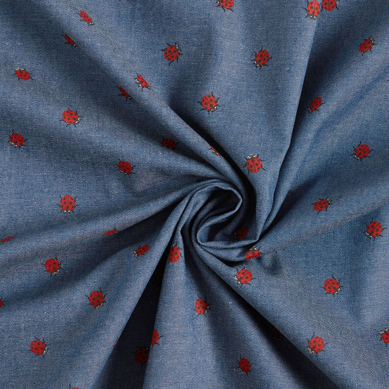 Chambray nyckelpiga – jeansblå,  image number 3