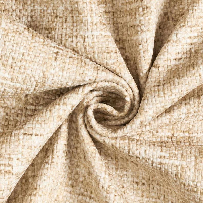 Stoppningstyg präglad velour – beige,  image number 3