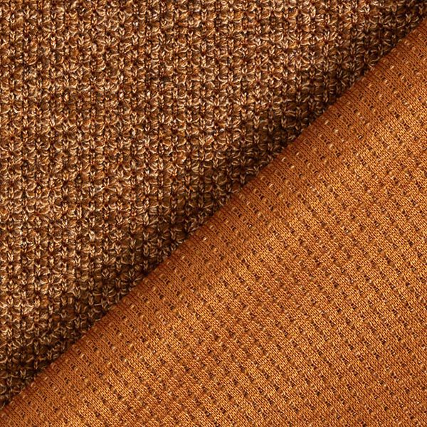 stickad bouclé melange – brons, image number 3