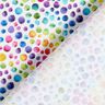 Bomullspoplin regnbågsprickar Digitaltryck – vit/färgmix,  thumbnail number 4
