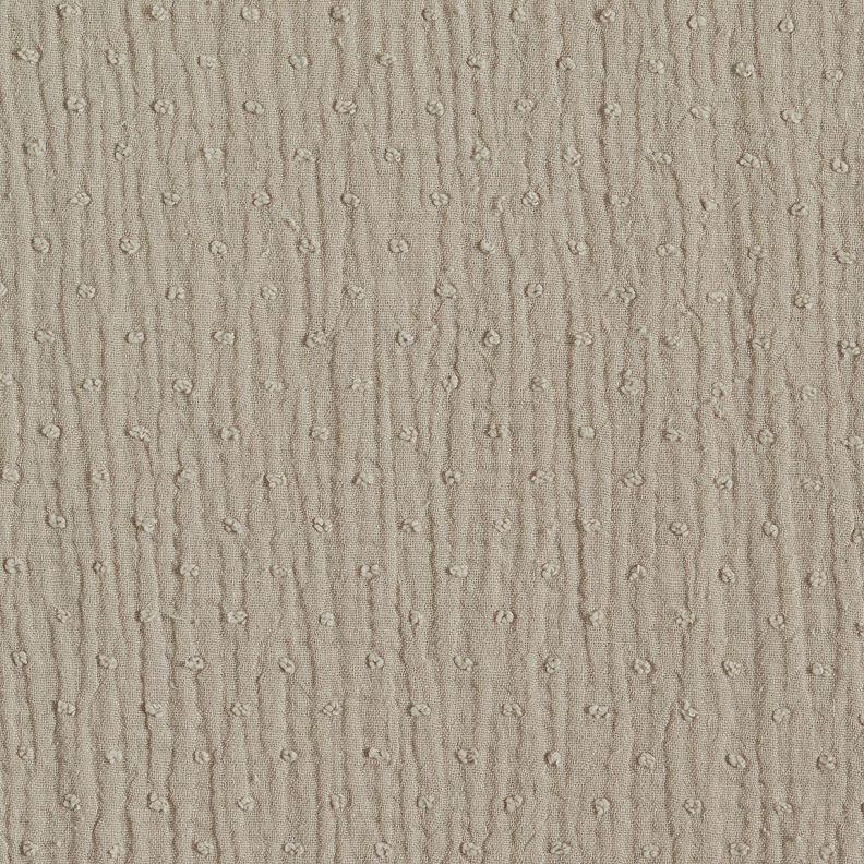 Muslin/Dubbel-krinkelväv dobby – beige,  image number 1