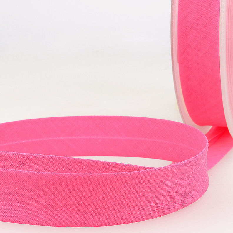 Snedslå Polycotton [20 mm] – neonpink,  image number 1