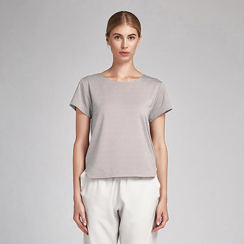Bomullsbatist Uni – ljusbeige,  image number 5