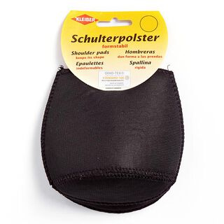 Axelvaddar utan hakar Raglan [2 st | 12 x 12 x 4,5 cm] - svart | KLEIBER, 