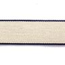 Bältesband [ 3,5 cm ] – marinblått/beige,  thumbnail number 1