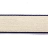 Bältesband  [ 3,5 cm ] – marinblått/beige,  thumbnail number 1