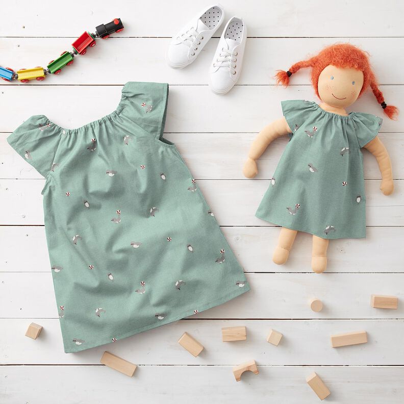 Bomullsjersey robben-akrobatik &ndash; ljusbl&aring;,  image number 6