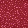 Sommarsweat hjärtan | Poppy Fabrics – mörkröd/pink,  thumbnail number 1