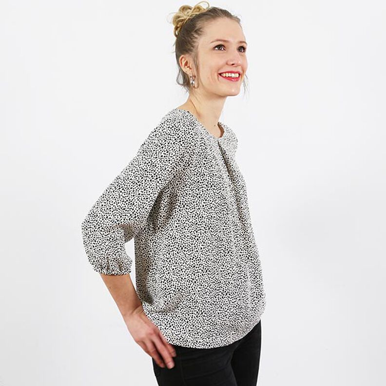 FRAU SUKI - blus med motveck, Studio Schnittreif | XS - XXL,  image number 3