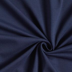 Bomullsjersey Piqué fin – marinblått, 