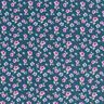 Bomullstyg Poplin Fina blommor – blå/pastellviolett,  thumbnail number 1