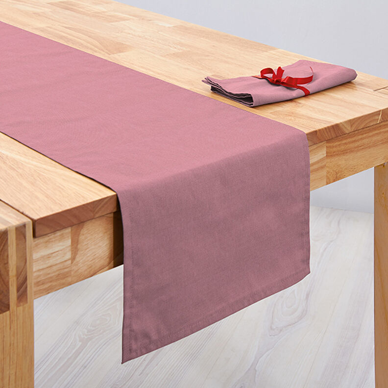 Dekorationstyg Canvas – mörk gammalrosa,  image number 5