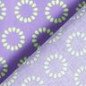 Behandlad bomull Färgglada cirklar – lavender/majgrön,  thumbnail number 4