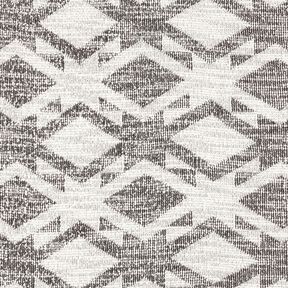 Stickad bouclé chevron – svart/vit, 