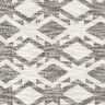 Stickad bouclé chevron – svart/vit,  thumbnail number 1