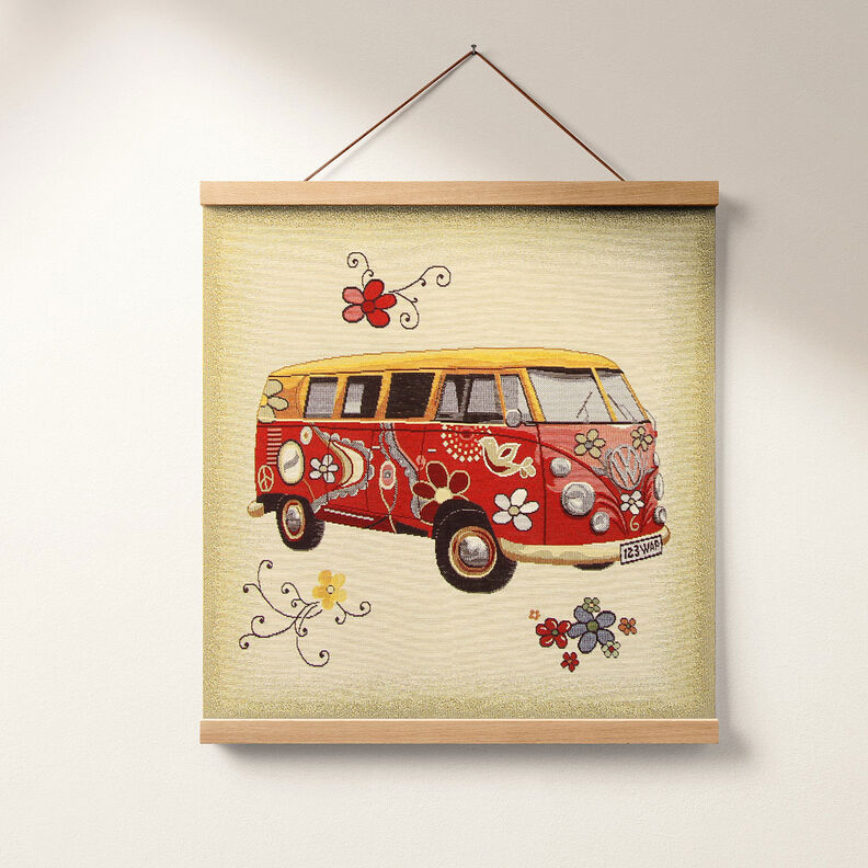 Gobelängbit Färgglad folkabuss VW,  image number 5