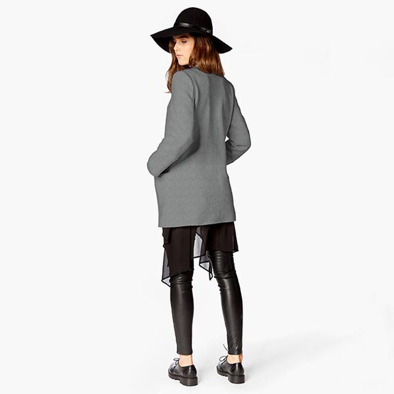 Bomullsfleece Enfärgat – grått, image number 8