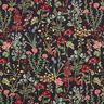 Dekorationstyg Gobeläng Blomsteräng – svart,  thumbnail number 1