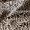 Möbeltyg Jacquard Abstrakt leopardmönster stort – svart/sand,  thumbnail number 2