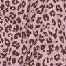 Viskos-linne-mix leo-tryck | Poppy Fabrics – ljus gammalrosa/aubergine,  thumbnail number 2