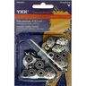 Sy-fria tryckknappar Anorak Design 3 – silver | YKK,  thumbnail number 1