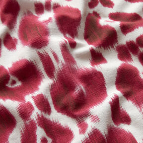 GOTS French Terry Leopardmönster i batik | TCC x LOOKS by Wolfgang Joop – bär/kräm, 