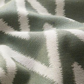 Outdoortyg jacquard Ikatmönster – vass, 