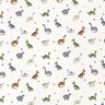 Bomullsjersey Glada dinosaurier – elfenbensvit/vass,  thumbnail number 1