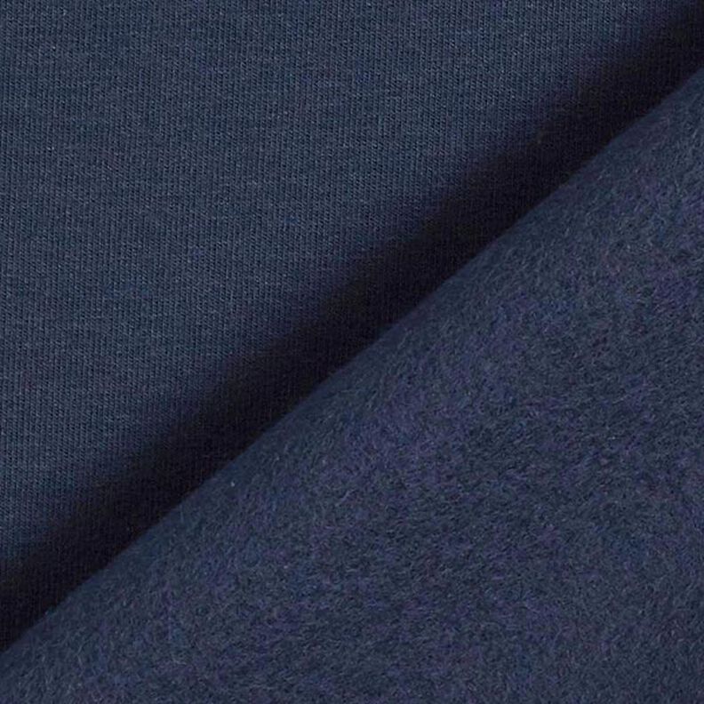 Lätt bomullssweat enfärgad – nattblå,  image number 5