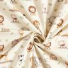 Bomullspoplin Babydjungeldjur Digitaltryck – beige,  thumbnail number 3