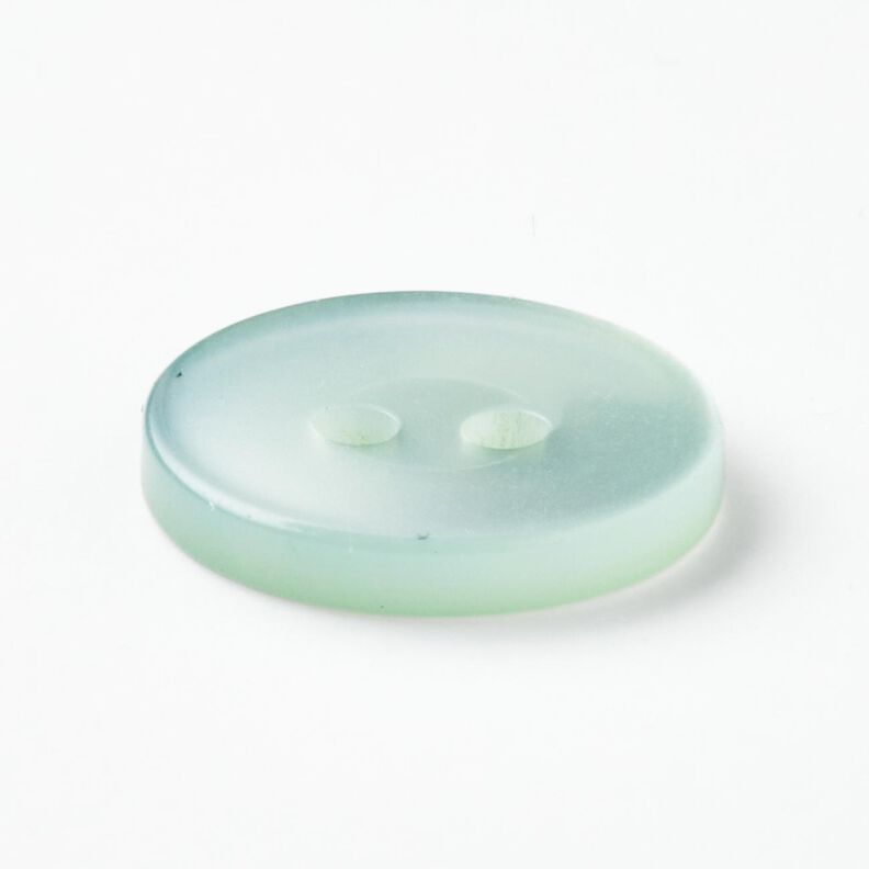 2-hålsknapp blank [Ø 15 mm] – ljus mint,  image number 2