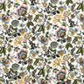 Bomullspoplin paisley-blommor – elfenbensvit/duvblå,  thumbnail number 1